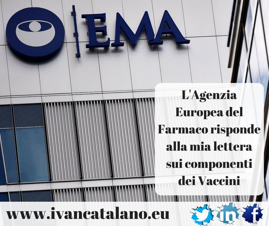 Limiti di tollerabilità dei componenti per la profilassi vaccinale militare: l’EMA non riesce a rispondermi in modo chiaro
